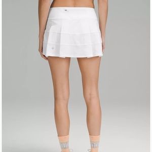 Lululemon pace rival mid rise skirt white size 6